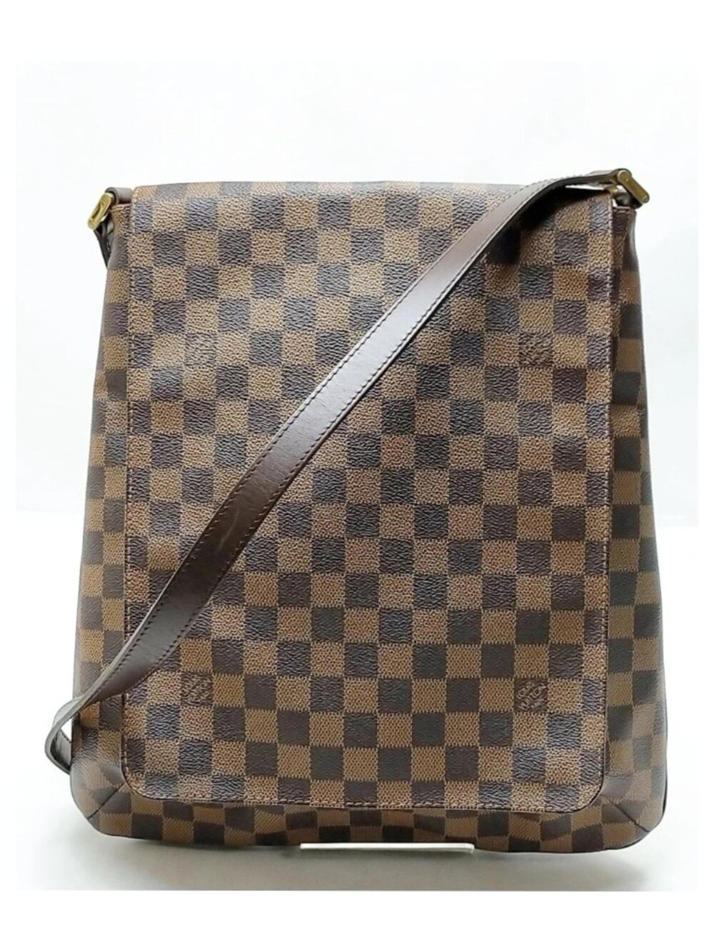 Authentic Louis Vuitton Musette Damier Ebene Canvas Crossbody Bag - Picture 2 of 16